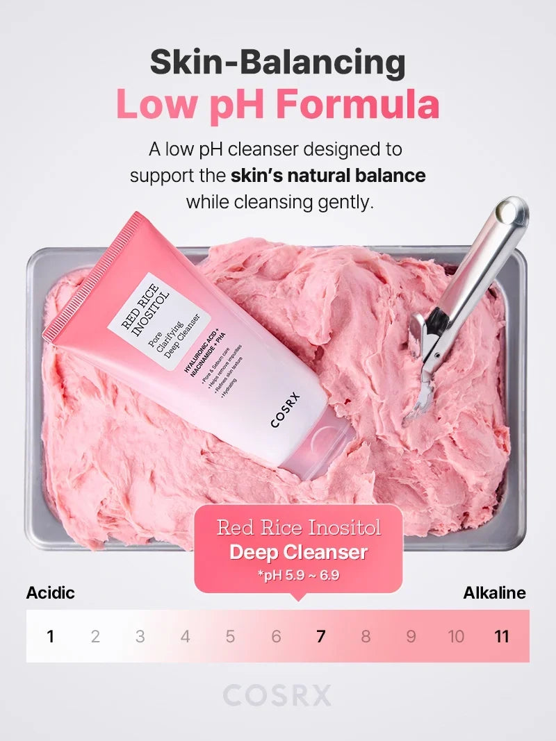 COSRX RED RICE INOSITOL Pore Clarifying Deep Cleanser
